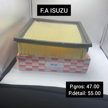 Filtre à air ISUZU (Rectangulaire)