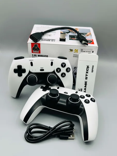RetroBox™ 4K Pro | أكثر من 30,000 لعبة كلاسيكية مع وحدتي تحكم لاسلكيتين