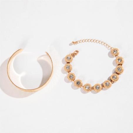 .السوار العربي المصنوع من الفولاذ المقاوم للصدأ للرجال والنساء