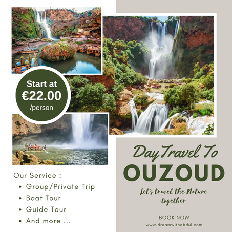 Explore the Beauty of Ouzoud Falls : A Day Trip