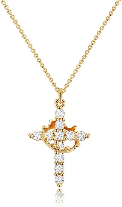 Collier Croix Élégance Dorée