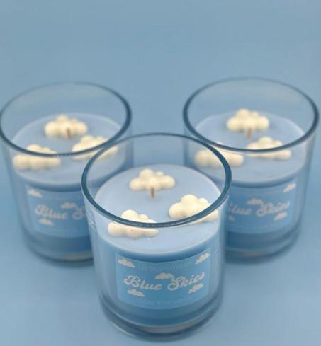 شمعة السماء الزرقاء