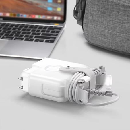 Coque de Protection pour Chargeur MacBook, ranger le Cable de Chargeur, Enrouler le Câble Correctement