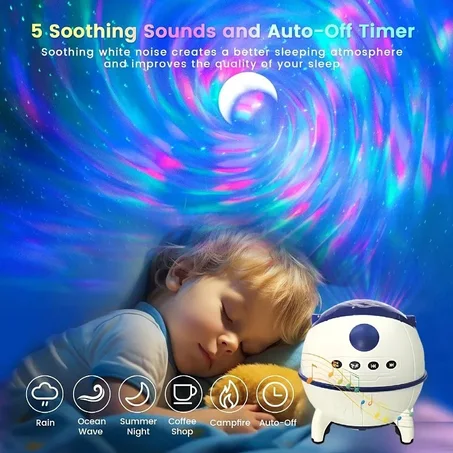 جهاز عرض جالاكسي مزود بسماعة بلوتوث