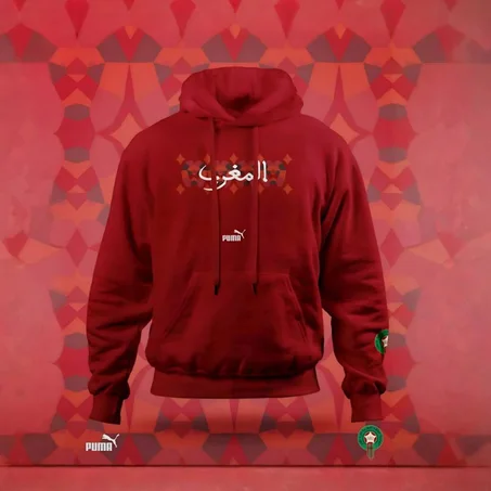 هودي مغربي دافئ ومريح لتشجيعك بكل حماس 🇲🇦🔥