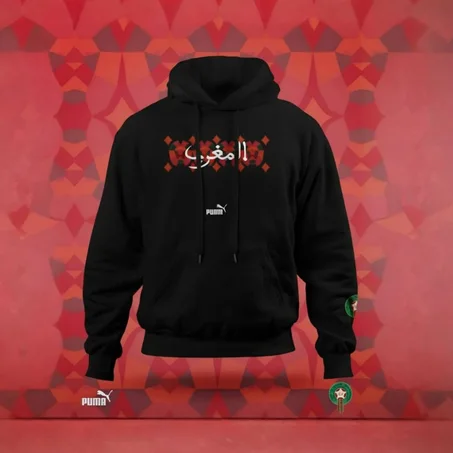 هودي مغربي دافئ ومريح لتشجيعك بكل حماس