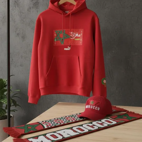 هودي +قبعة+اشارب لتشجيعك بكل حماس