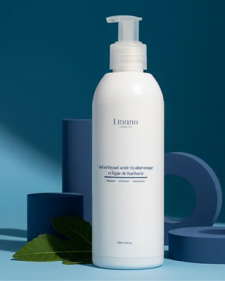 Gel nettoyant en acide HYALURONIQUE et figue de barbarie