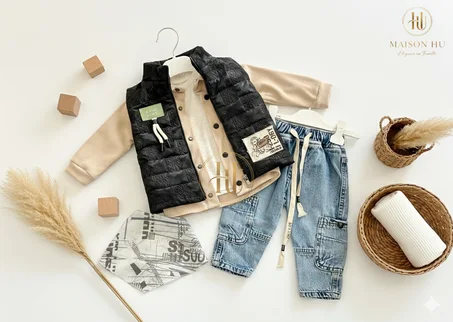 طقم 5 قطع "الأناقة العصرية" للأطفال