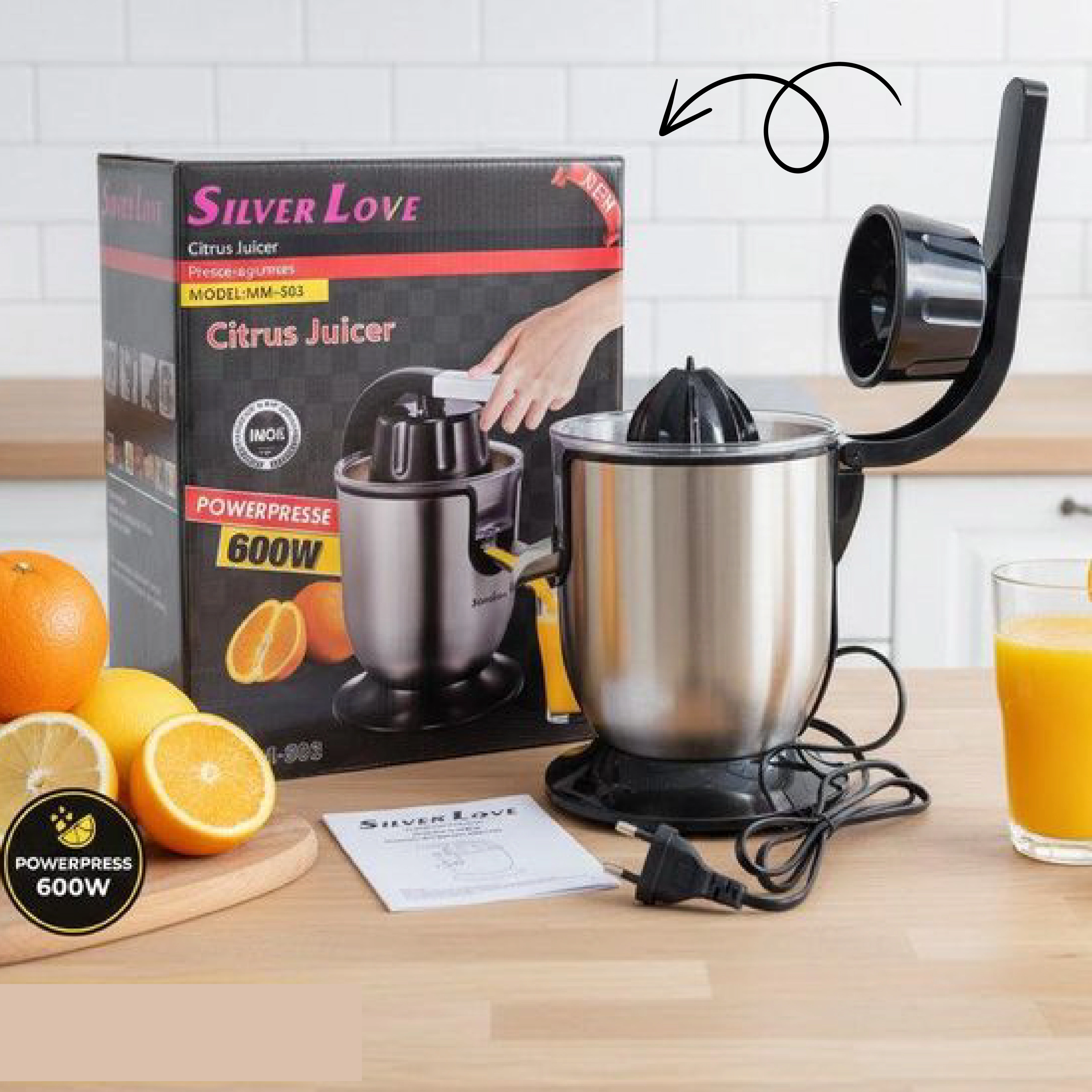 Extracteur de Jus Électrique Blenders 600W