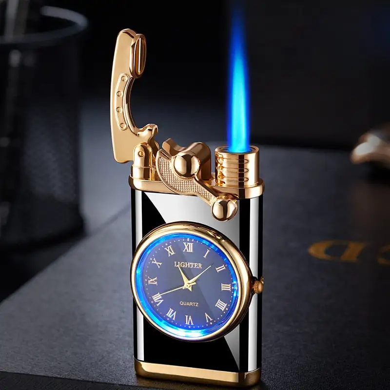Briquet et horloge élégant et rechargeable