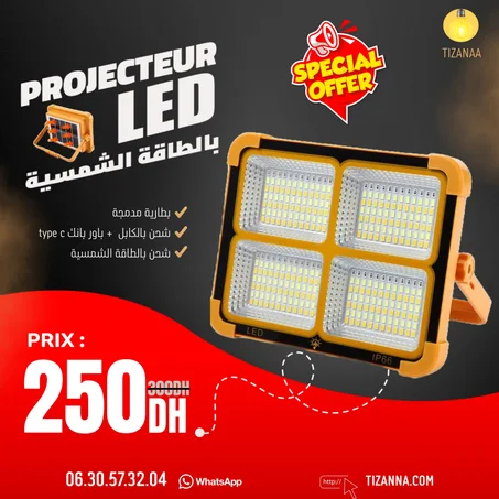 projecteur led solaire