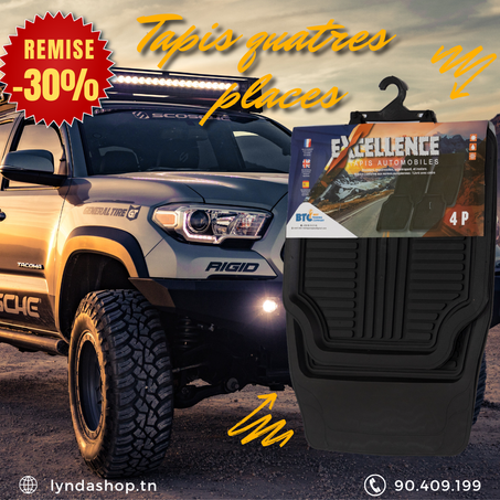 Tapis quatres places