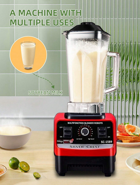 الخلاط الكهربائي القوي  Silver Crest Blender 4500W