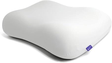 Deep Sleep Pillow, Patented Ergonomic Contour Design for Side & Back Sleepers, Orthopedic Cervical Shape Gently Cradles Head & Provides Neck Support & Shoulder Pain Relief