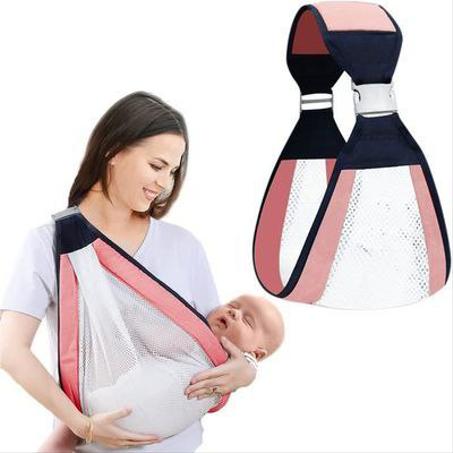 Générique Porte-bébé respirant, porte-bébé pour nouveau-né, réglable, scientifiquement conçu-rose