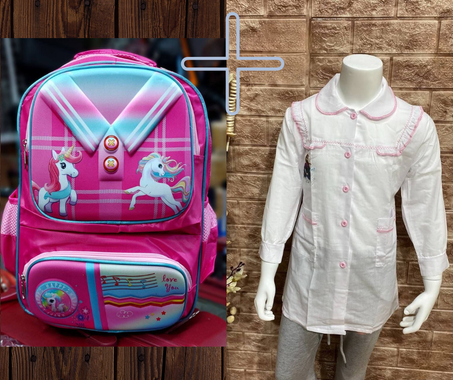 PACK cartable et tablier scolaire
