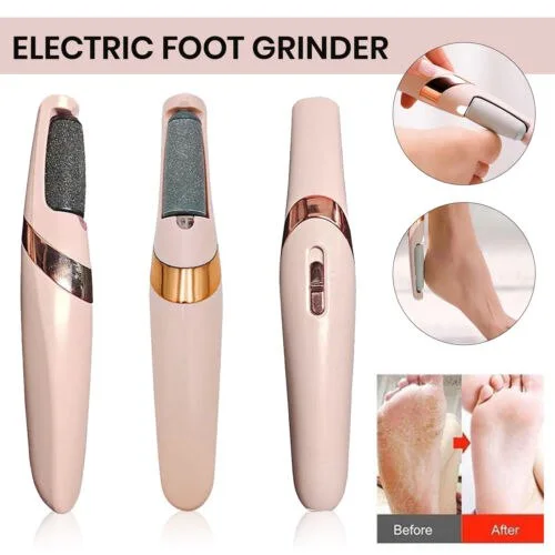 Lime À Pied Électrique Pour Nettoyage De La Peau Dure Et Morte De Talons Et Ongles À 2 Rouleau