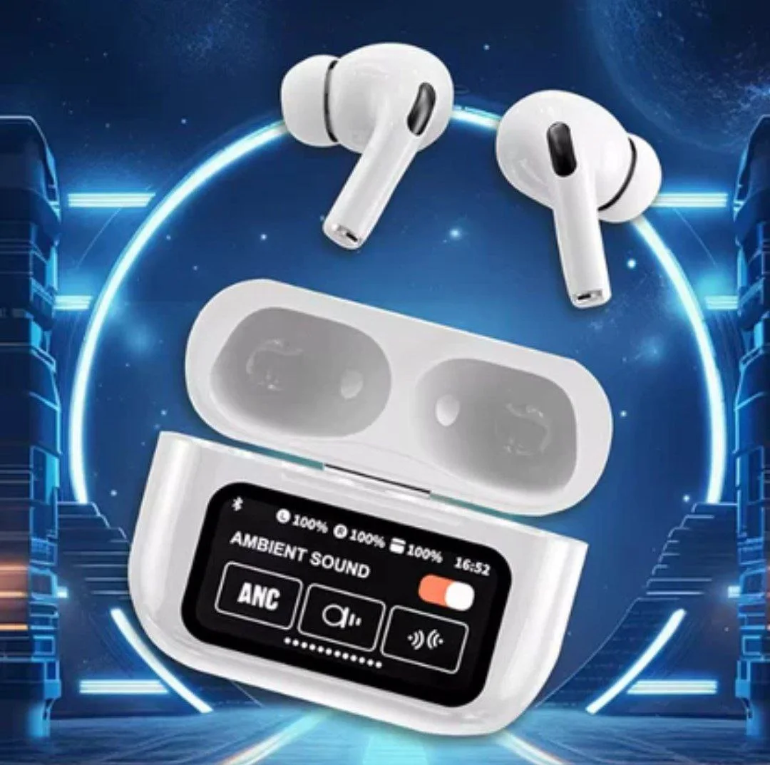 les nouveaux AirPods avec écran tactile pour un contrôle intuitif et une expérience sonore exceptionnelle.