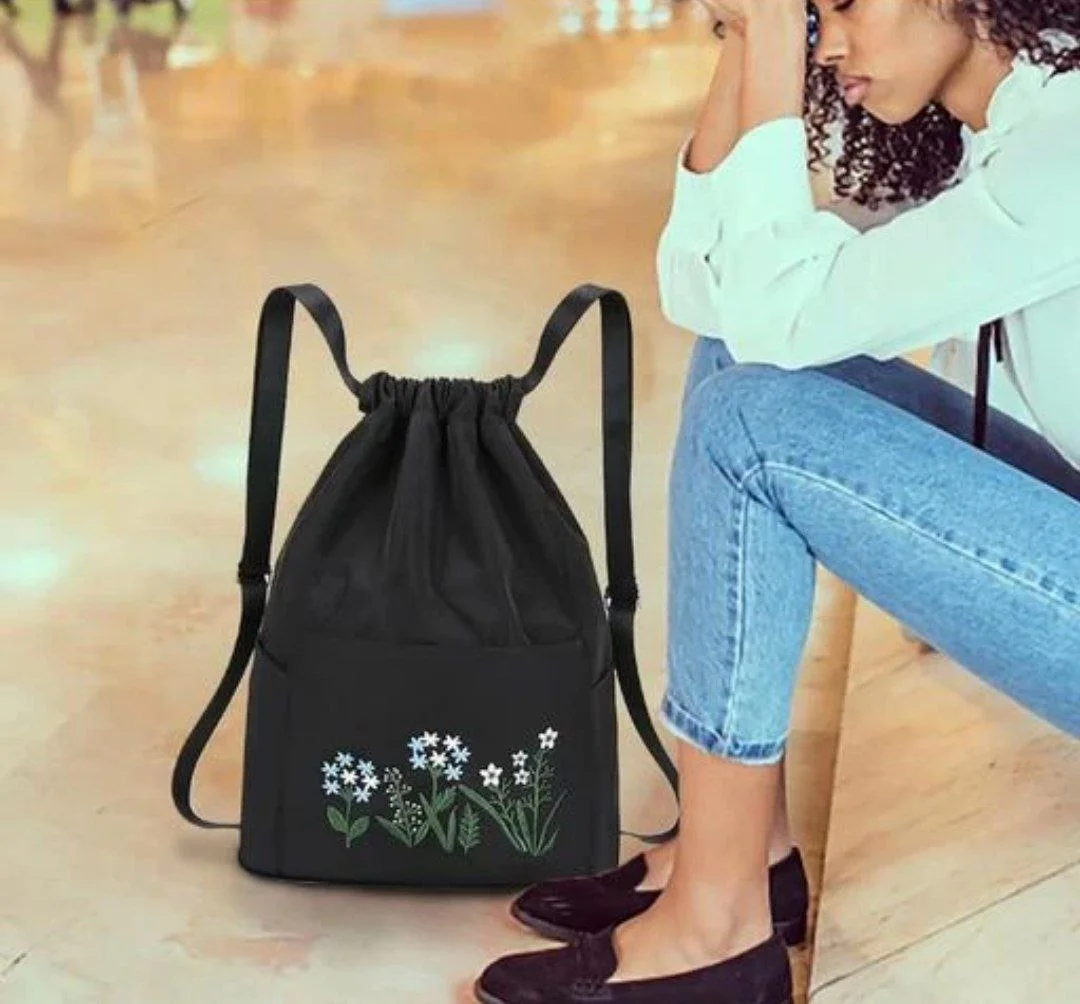 Sac À Dos De Sport Pliable Avec Cordon De Serrage Grande Capacité Séparation Sèche-humide