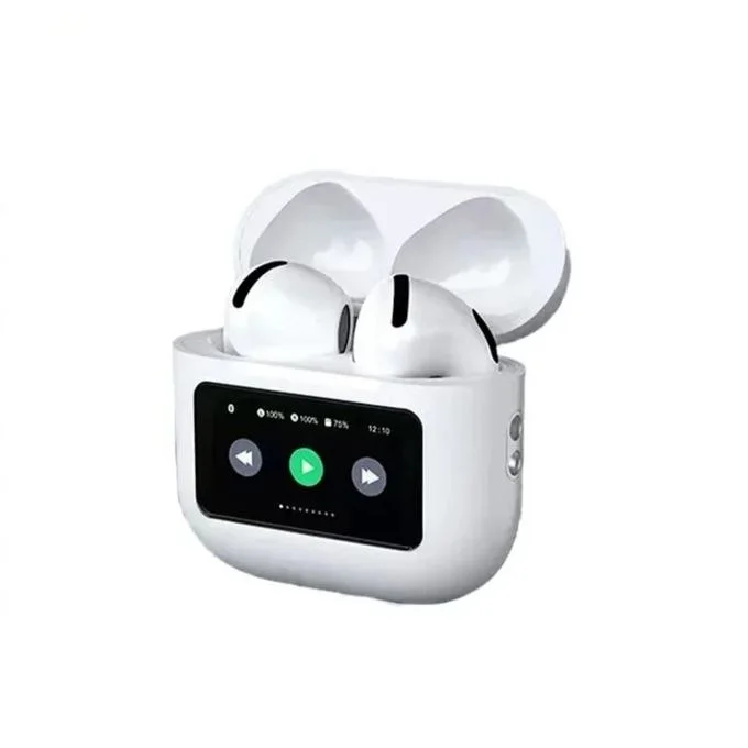 les nouveaux AirPods avec écran tactile pour un contrôle intuitif et une expérience sonore exceptionnelle.