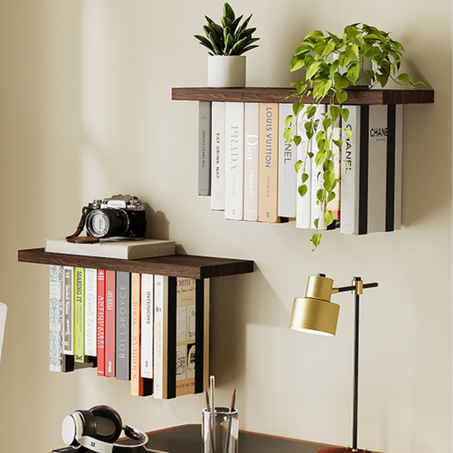 2 Étagère Murale Invisible – Effet Flottant Magique