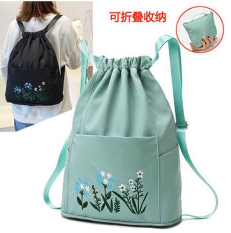 Sac À Dos De Sport Pliable Avec Cordon De Serrage Grande Capacité Séparation Sèche-humide