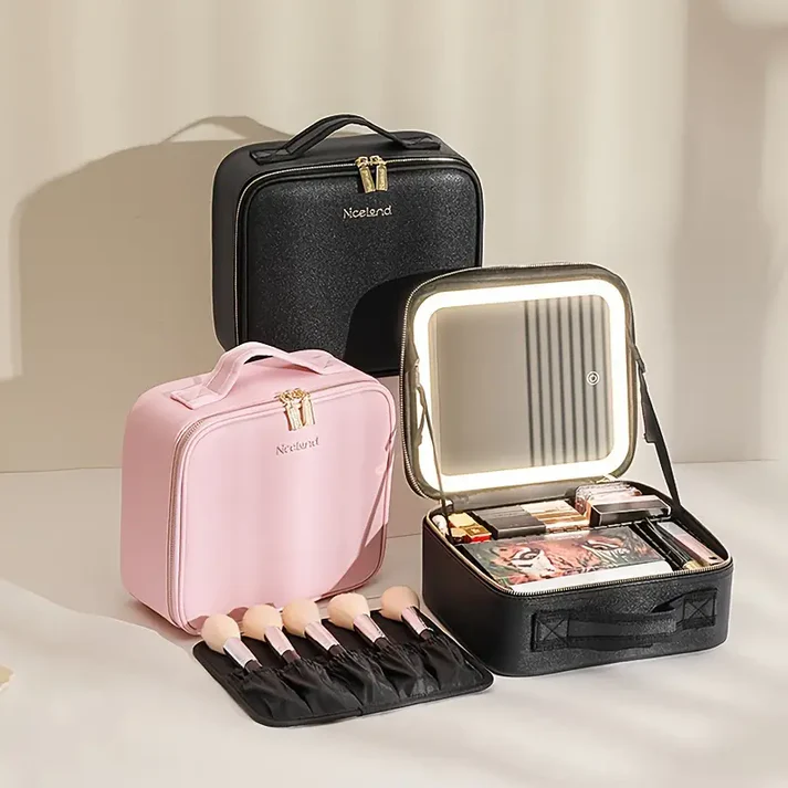 Sac Maquillage avec Miroir éclairé