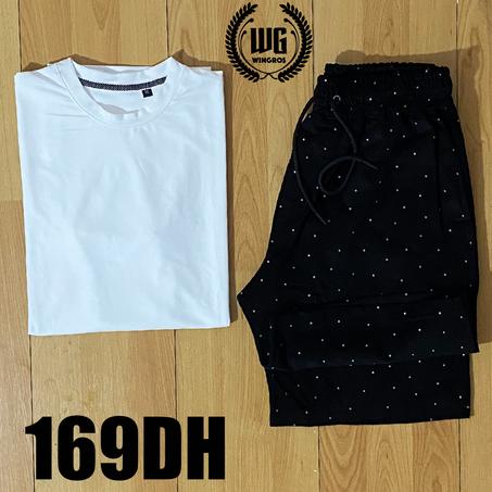 Ensemble short noir aspro