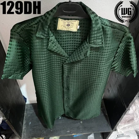 Chemise vert bouteille