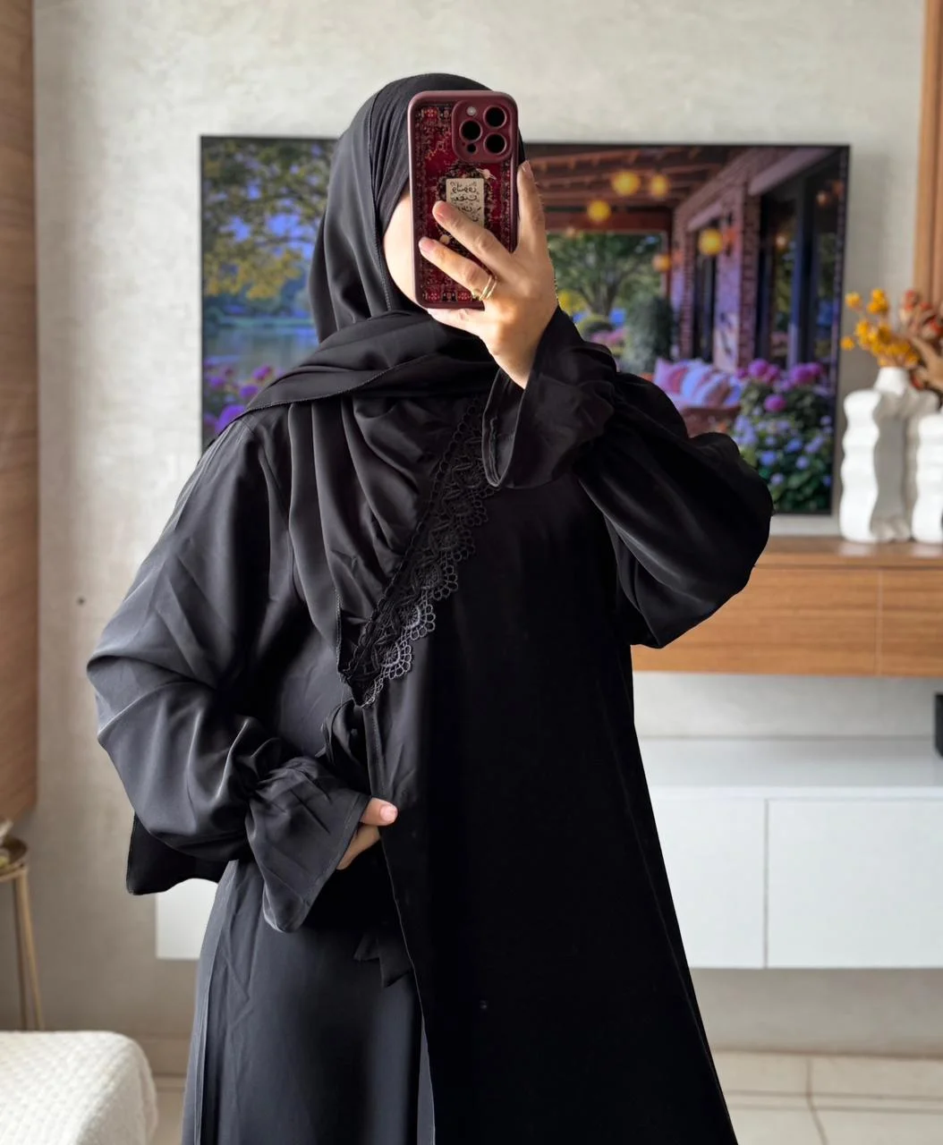 ✨ عباية راقية بتفاصيل فاخرة 270 درهم✨