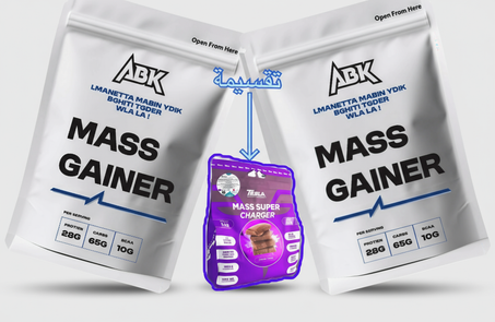 DECANTE MASS GAINER - SUPER CHARGER TESLA 1.5 KG -