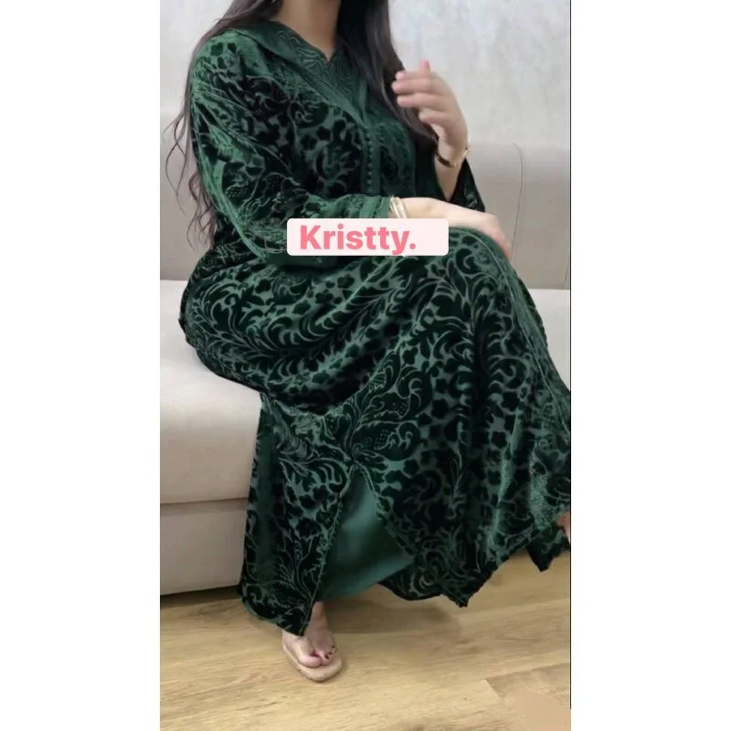 Djellaba 2 Pièces Mobra Marocain Chic – Élégance Marocaine 🇲🇦 ✨