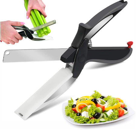 سكين ولوح تقطيع مدمجان