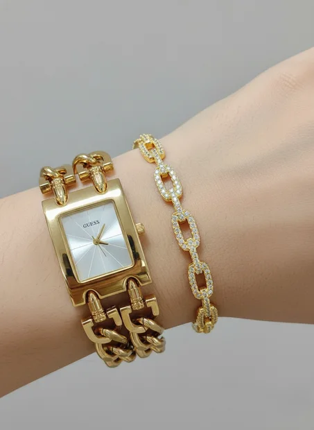 ساعة نساء مقاومة للصدأ