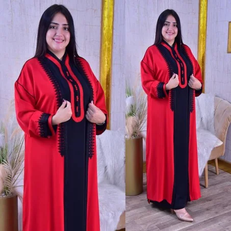 دوبياس جلابة المغربية بالقفطان