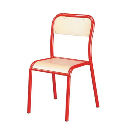 Chaise scolaire dossier carré grand model