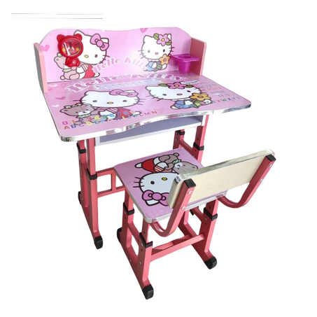 Bureau et Chaise Enfant Hello Kitty
