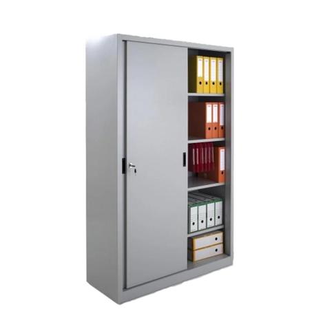 ARMOIRE HAUTE MÉTALLIQUE A PORTES COULISSANTES  Economisez