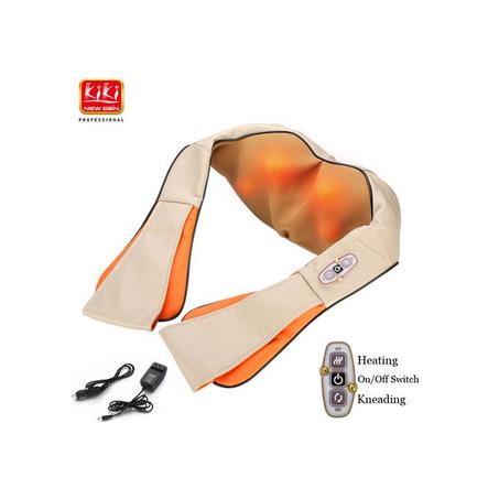 Kiki Masseur Relaxation forme cou dos épaule Shiatsu infrarouge 3D pétrissage masseur