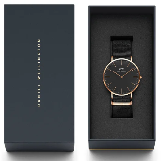 Montre Daniel Wellington Classic Black Cornwall 40