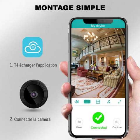 Mini Camera de surveillance HD - wifi