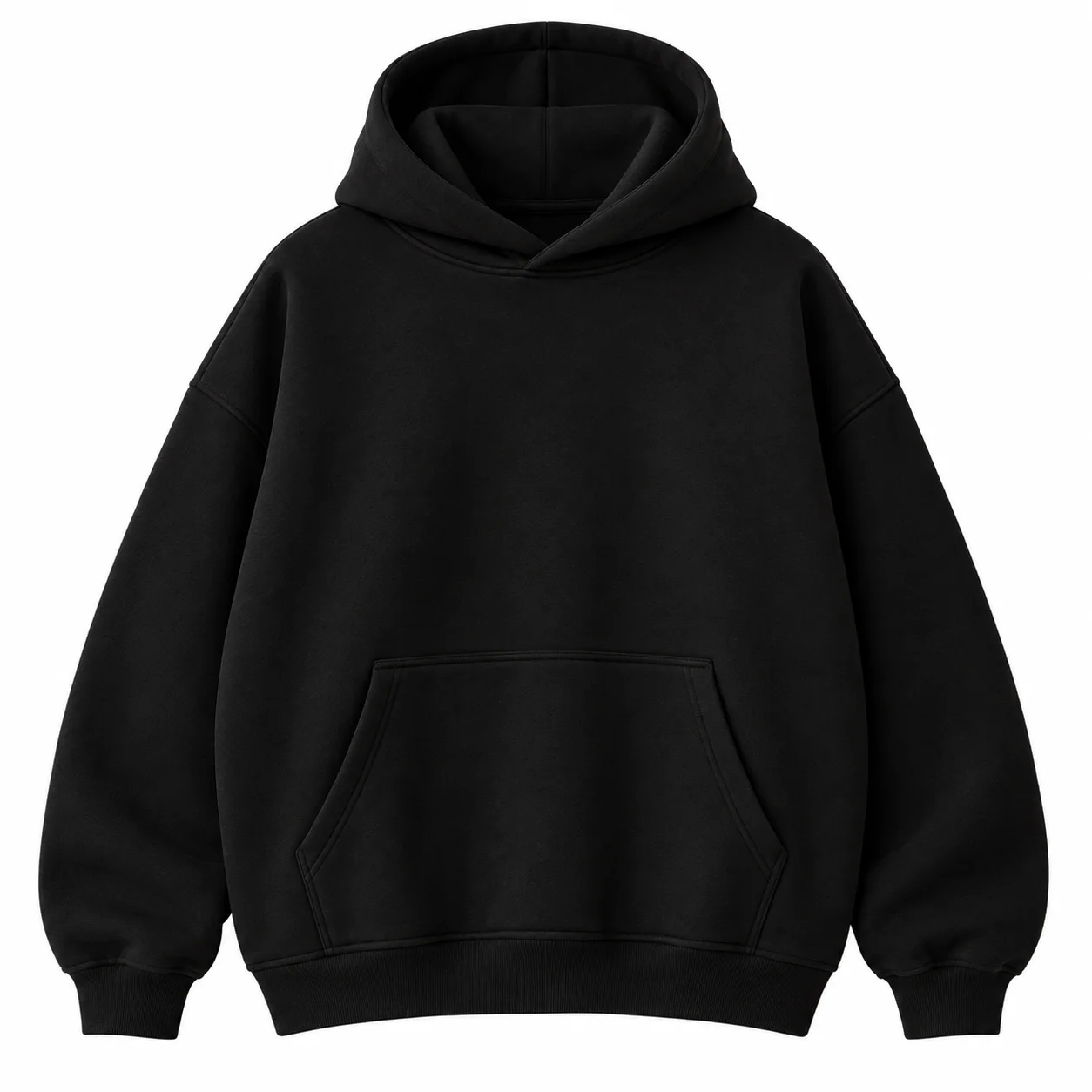 Hoodie Noir Oversize 300 Gsm