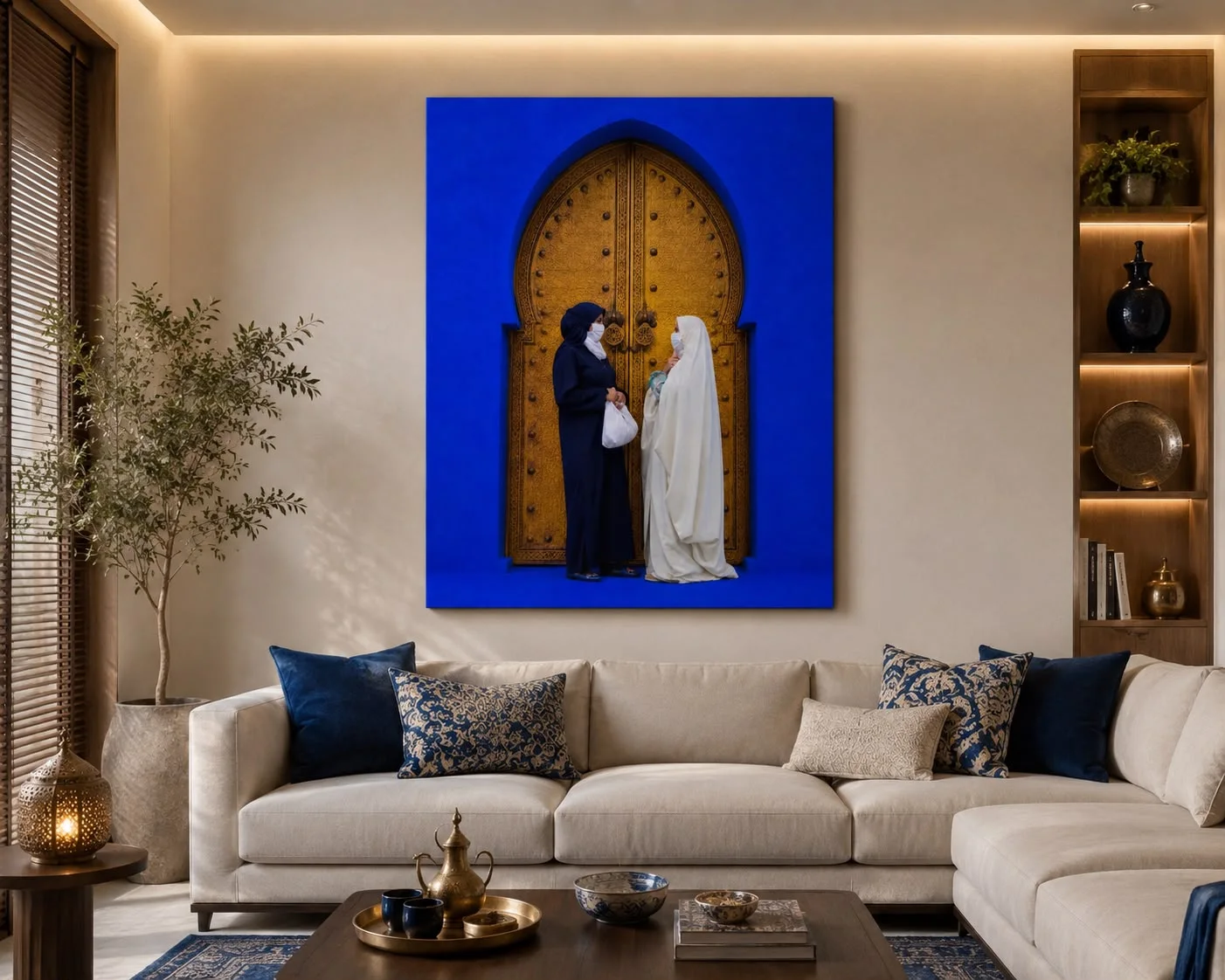 لوحة حكايات الباب الذهبي
