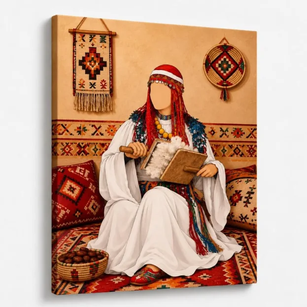 لوحة نسج التراث