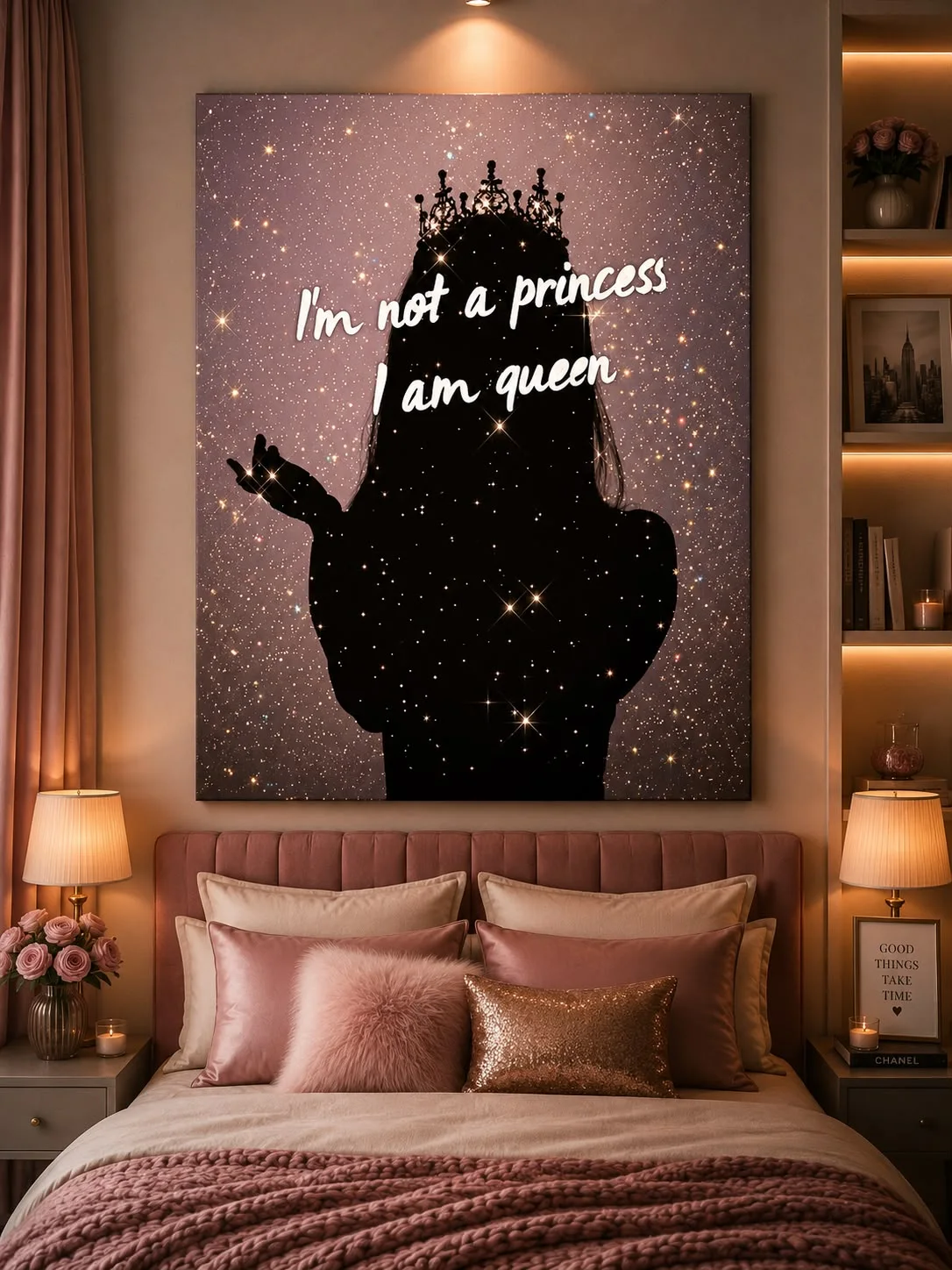 I’m not a princess, I’m a queen لوحة