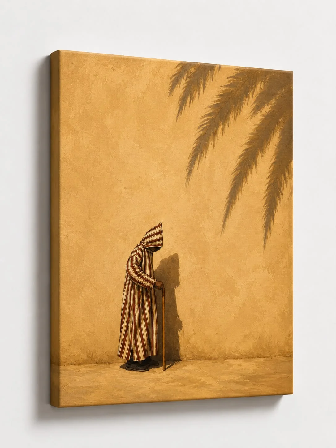 لوحة الجلباب المغربي
