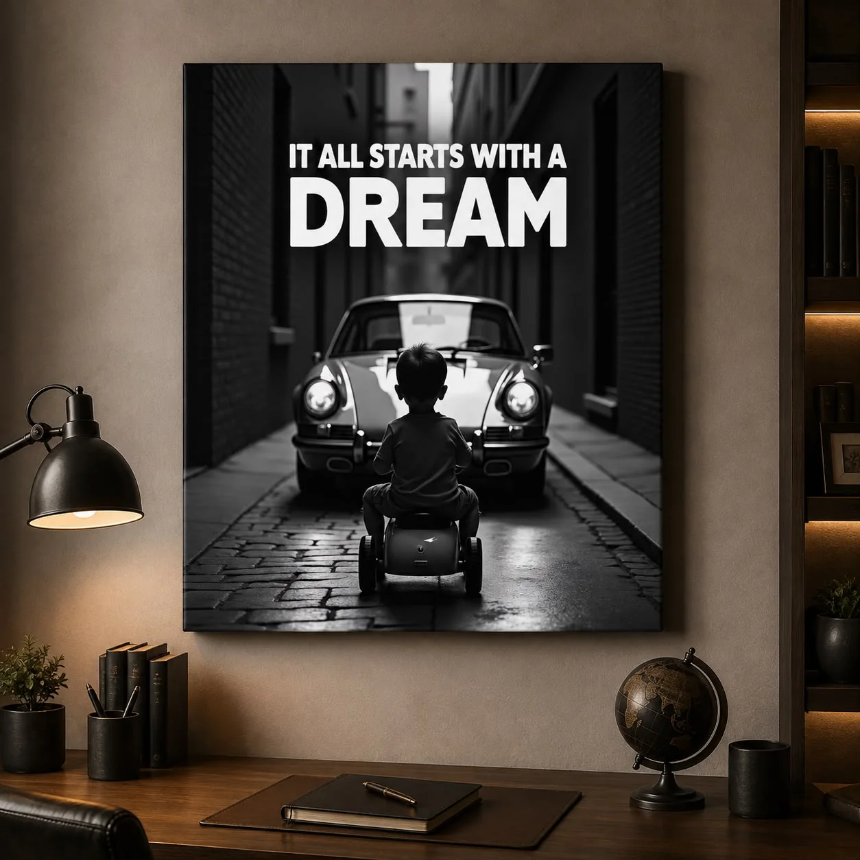 لوحةIt’s all start with a dream