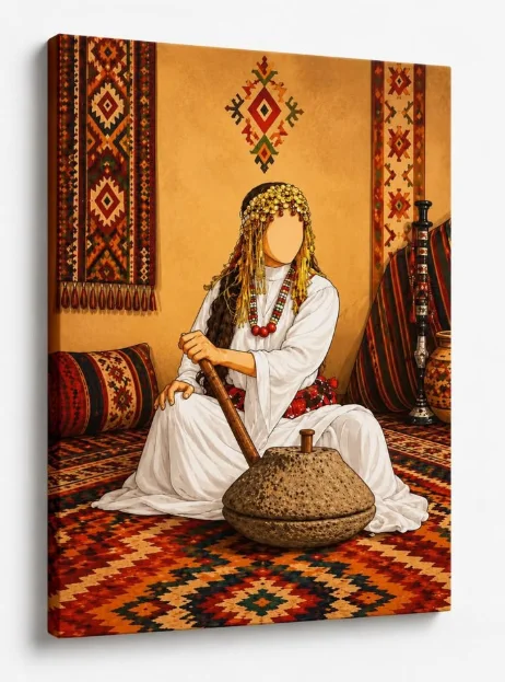 لوحة نسج التراث