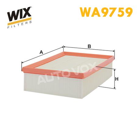 FILTRE AIR WIX WA9759